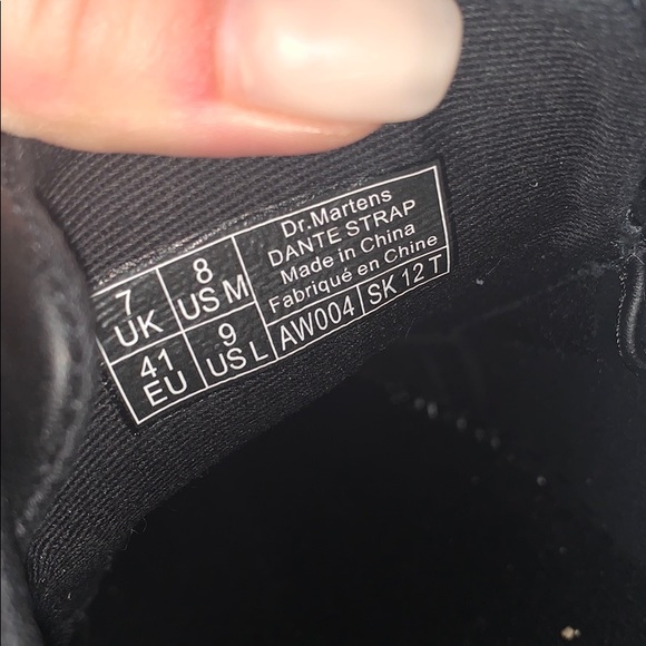 Dr. Martens Black Dante Strap Sneakers - Picture 8 of 13